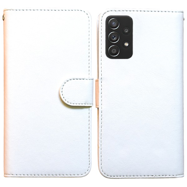 Samsung Galaxy A53 5G - PU-nahkainen case Vit