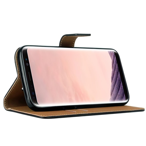 Samsung Galaxy S9 - PU Læder Pung Etui + Ring Vit