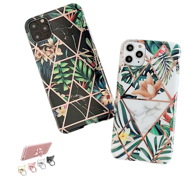 iPhone 11 Pro - Skal / Skydd / Geometriskt Vit