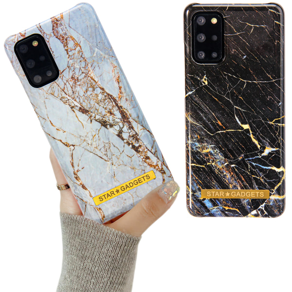 Samsung Galaxy S20 Plus - Cover Protection Marmor Svart