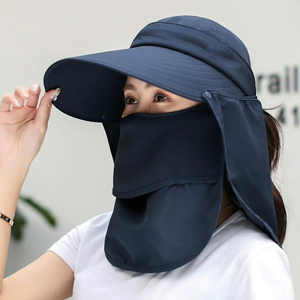 Solbeskyttelse Sammenfoldelig UV-beskyttelse Fiskehat Solhat Beige