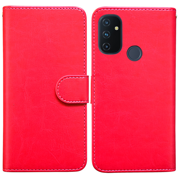 OnePlus Nord N100 - PU-nahkainen case Svart