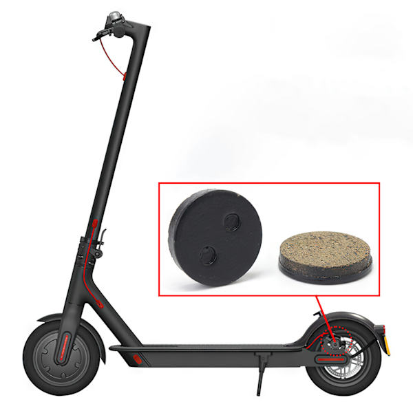 Skivebremseklodser til Xiaomi elektrisk scooter M365 / 1S og mere