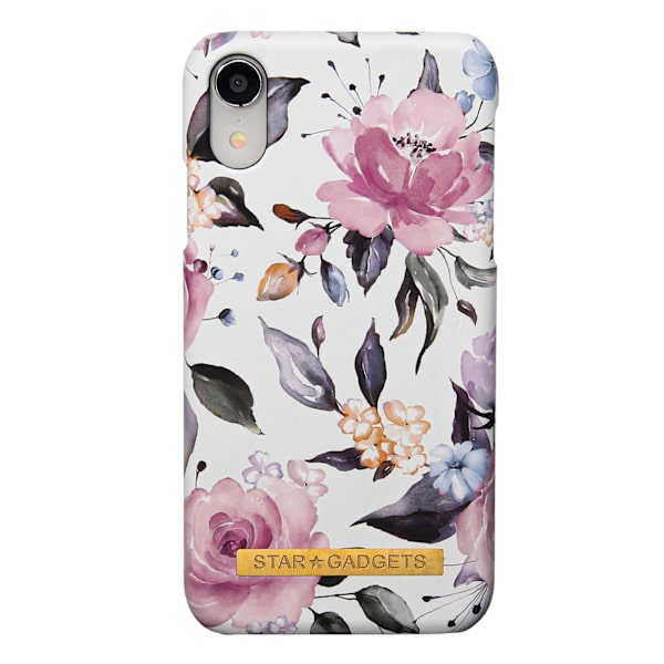 iPhone Xr - Kukkakuvioinen suojakotelo