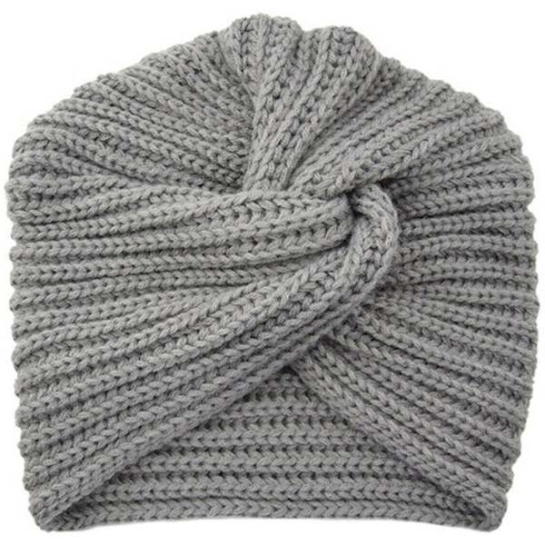 Strikket Turban Hue Svart
