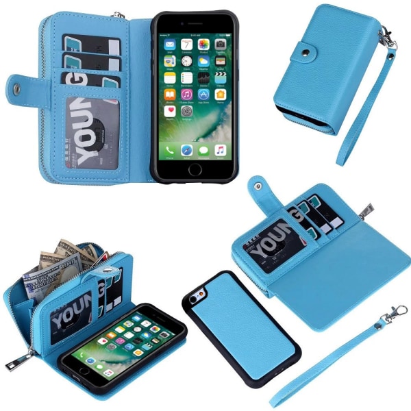 Skydda din iPhone 6/6S - Plånboksfodral & Magnetskal! Svart