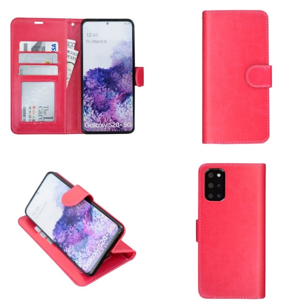 Samsung Galaxy S20 Plus - PU-nahkainen case Rosa