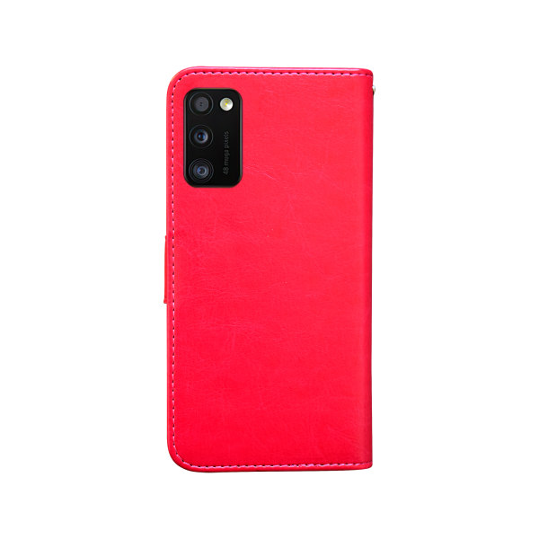 Samsung Galaxy A41 - PU Nahkainen Lompakkokotelo Rosa