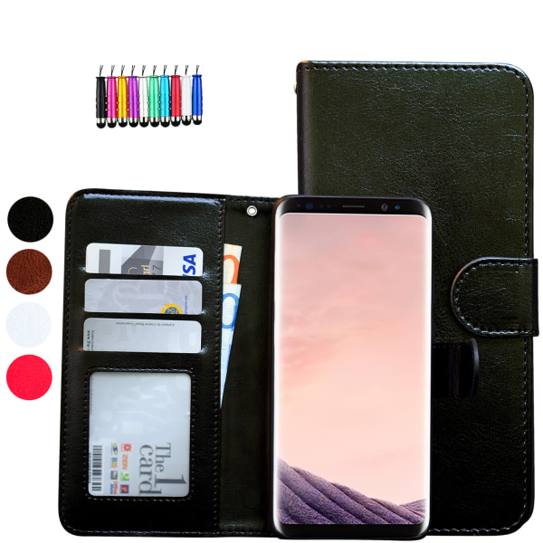 Samsung Galaxy S9 - PU Læder Pung Etui + Touch Brun