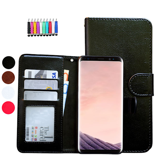 Samsung Galaxy S9 - PU Læder Pung Etui + Touch Rosa