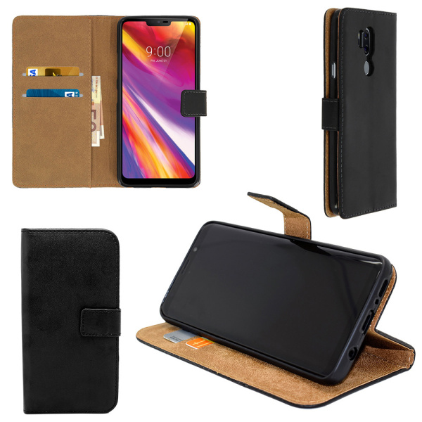 LG G7 case - PU-nahkainen lompakkokotelo Vit