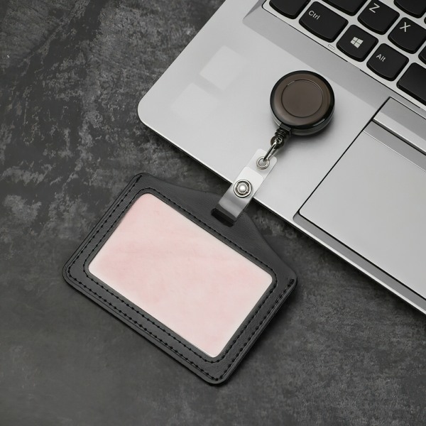 ID-kortholder Smart Card-holder Navneskilt Rosa