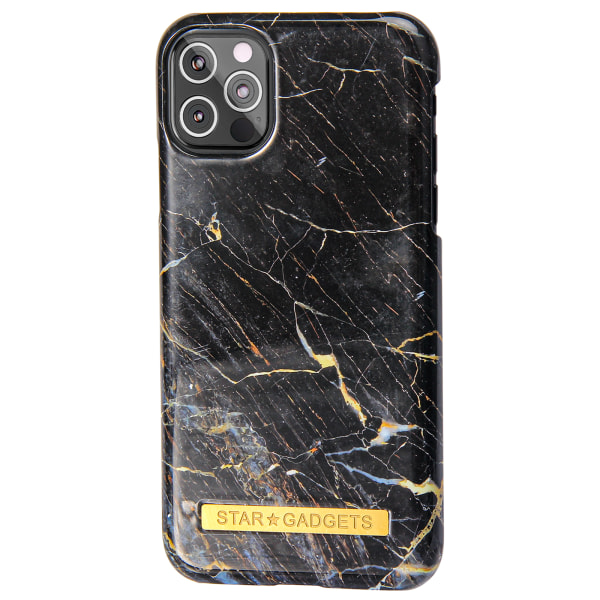 Beskyt din iPhone 12 Pro med et marmoretui! Svart
