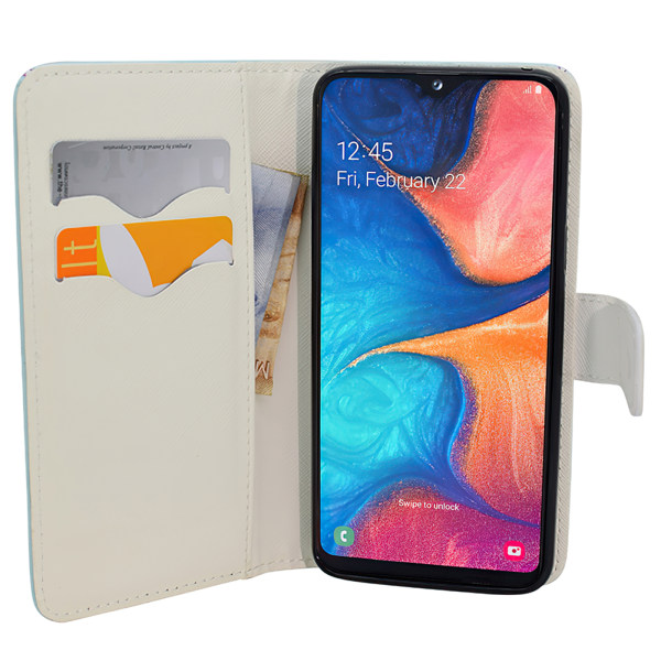 Samsung Galaxy Case - PU-nahkainen lompakkokotelo + kosketus