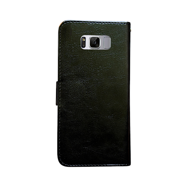 Suojaa S8 Plus - Nahkakotelo! Svart