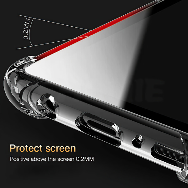 Samsung Galaxy A13 4G - case suojaus läpinäkyvä Grå