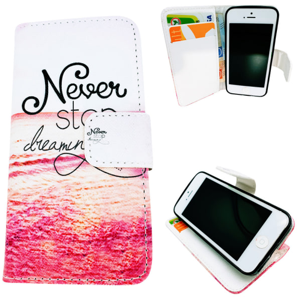 Leather Case/Wallet iPhone 5 / 5s / SE  - PU Leather Wallet Cas