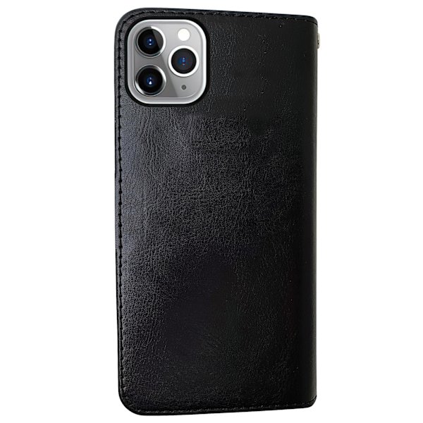 iPhone 11 Pro - PU Læder Pung Etui Svart