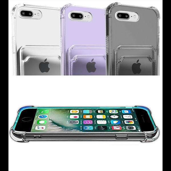 iPhone 7 Plus / 8 Plus - Skal / Skydd / Kortfack