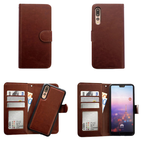 Beskyt din Huawei P20 Pro - Ultra Slim Wallet Case Rosa