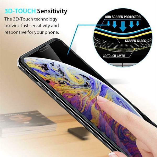 iPhone X/Xs - Härdat Glas Skärmskydd