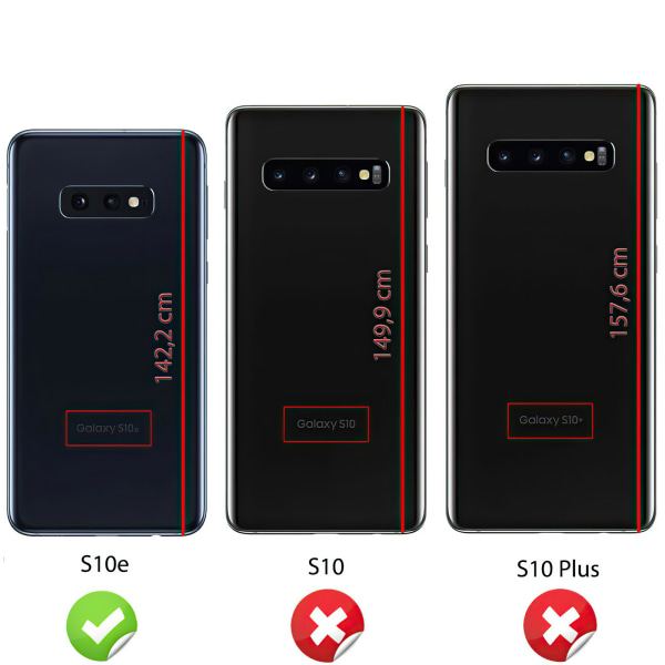 Samsung Galaxy S10e - PU Læderpung Etui Brun