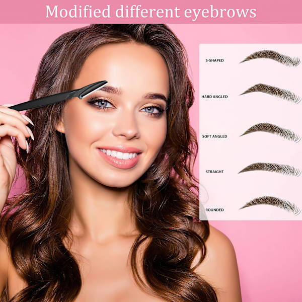 Øjenbryns trimmer - Eyebrow Razor Rosa