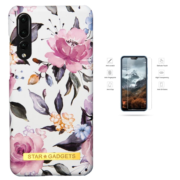 Huawei P20 Pro - Cover Protection Flowers
