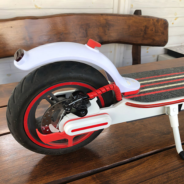 Spiralformet kabelbeskyttelse til Xiaomi elektrisk scooter Svart
