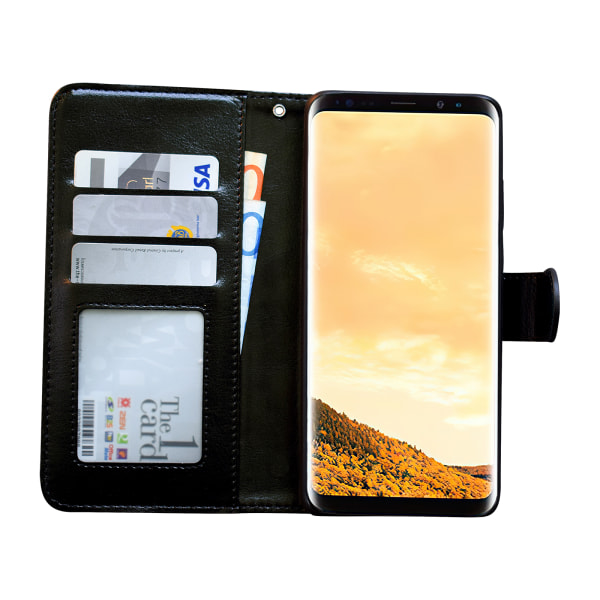 Samsung Galaxy S9 Plus - Läderfodral/Skydd Vit