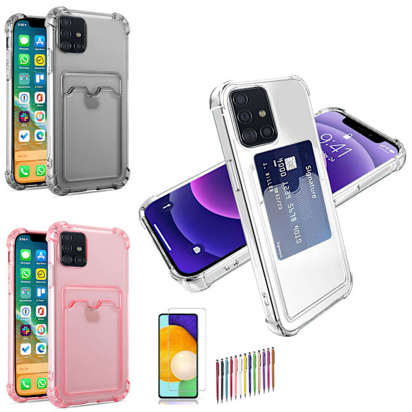 Samsung Galaxy A51 - Skal / Skydd / Kortfack Grå