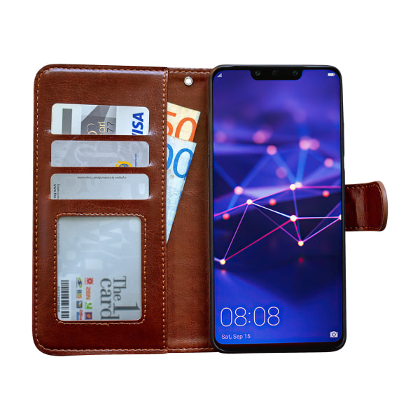 Huawei Mate 20 Lite - PU-nahkainen case Vit