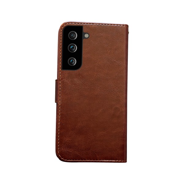 Samsung Galaxy A34 (5G) - PU-nahkainen case Brun