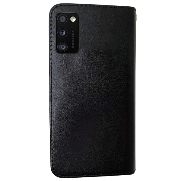 Samsung Galaxy A41 - PU-nahkainen case Svart