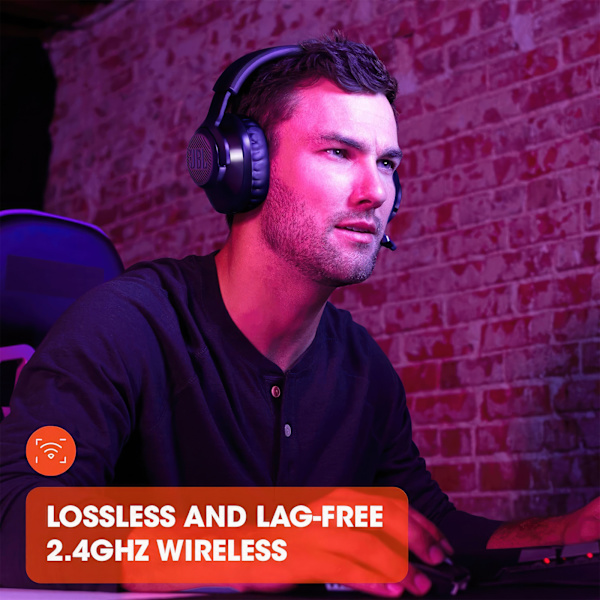 JBL Quantum 350 Wireless - Gamingheadset med lång batteritid oc