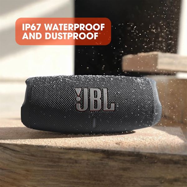 JBL Charge 5 - Bärbar Bluetooth-högtalare med Djup Bas IP67 Va Svart