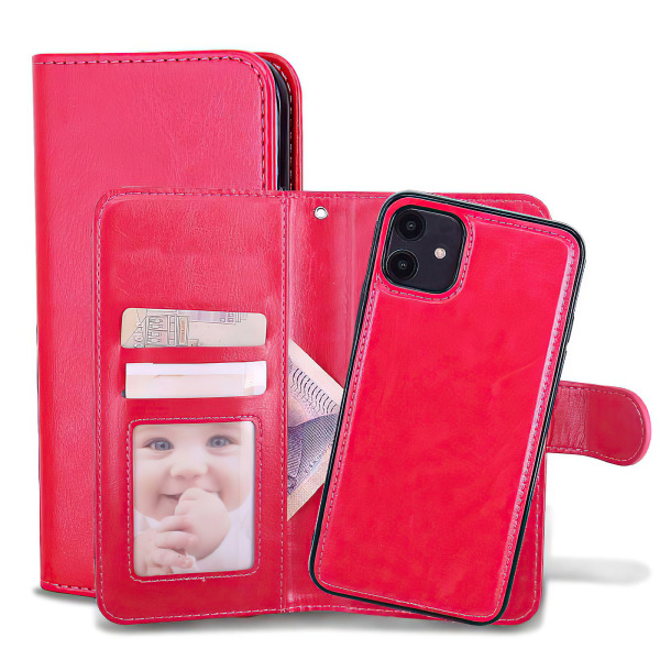 iPhone 12 Mini - PU-nahkainen case Vit