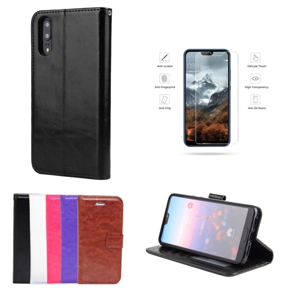 Protect your Huawei P20 Pro - Leather Case!