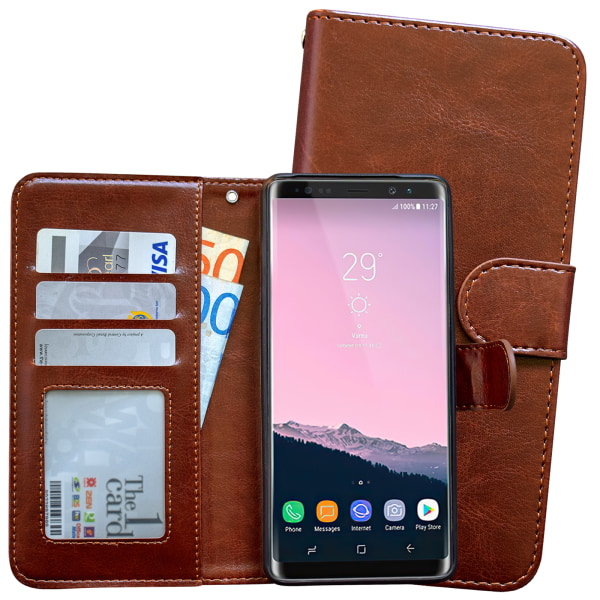 Samsung Galaxy Note 8 - case / lompakko Rosa