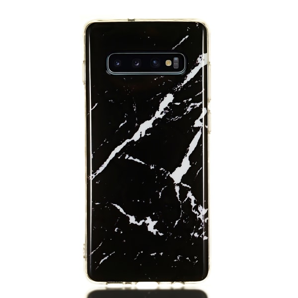 Skydda din Samsung S10+ med Marmor-skal Svart