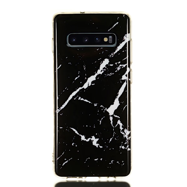 Skydda din Samsung S10+ med Marmor-skal Svart