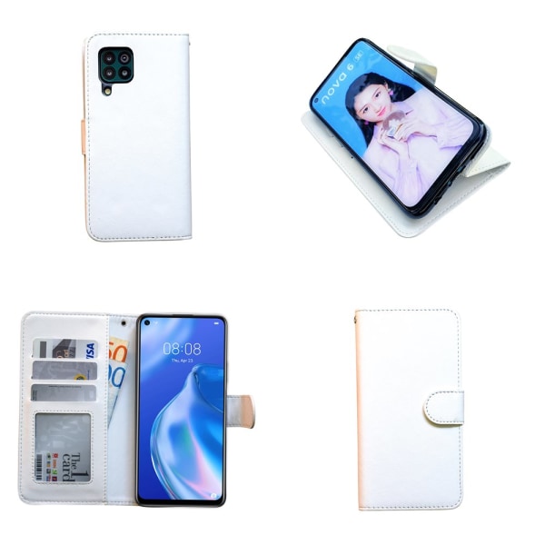 Mukavuus ja suoja Huawei P40 Lite - Nahkakotelo! Rosa