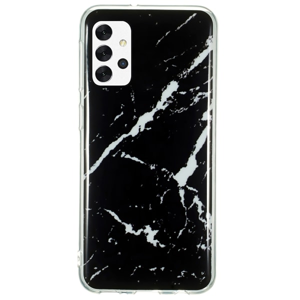 Pue Samsung Galaxy A32 5G Marble Case-kuoreen! Svart