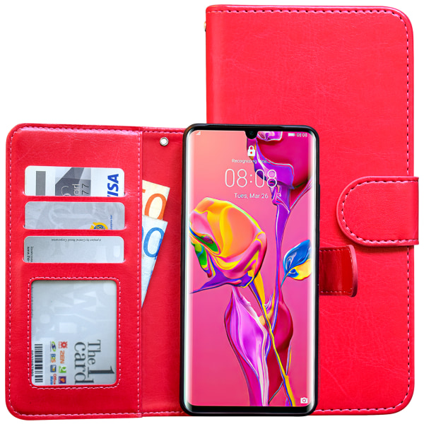 Huawei P30 Pro - PU-nahkainen case Brun