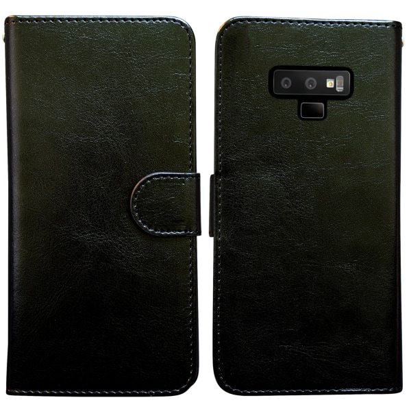 Samsung Galaxy Note 9 - Lædertaske/pung Svart