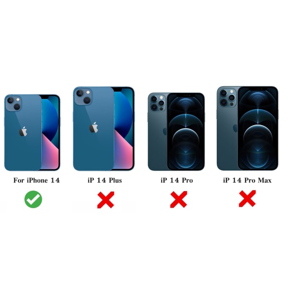 Suojaa iPhone 14 - Osta koteloita ja korttikotelo! Rosa