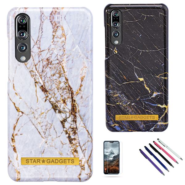 Huawei P20 Pro - Skal / Skydd / Marmor Vit