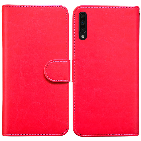 Samsung Galaxy A50 - PU Læderpung Etui Rosa