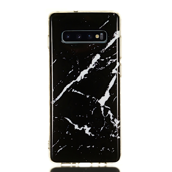 Suojaa Galaxy S10 Plus -puhelimesi marmorikuorella Svart