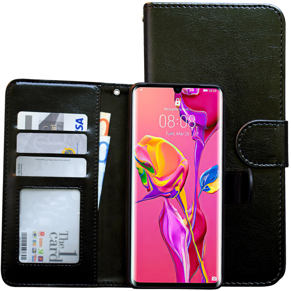 Huawei P30 Pro - PU-nahkainen case Rosa